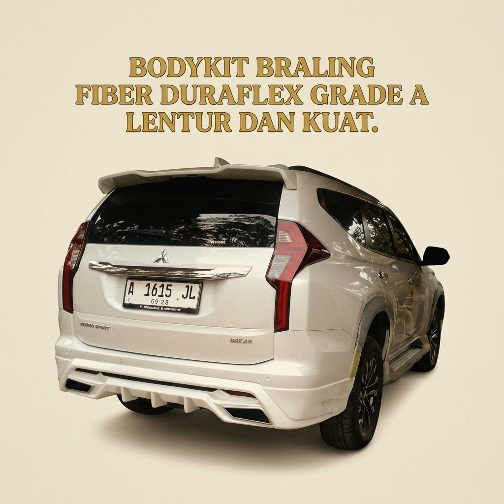 bodykit pajero sport BELAKANG SAJA 2020 2021 2023 body kit mitsubishi pajero