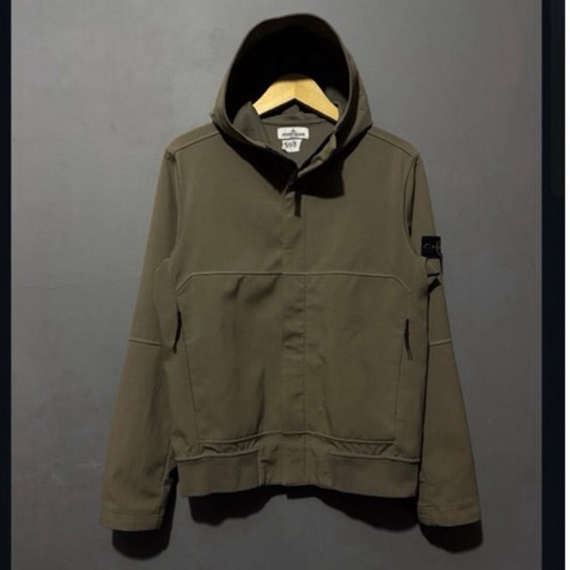 Softshell Junior Stone Island Green Olive