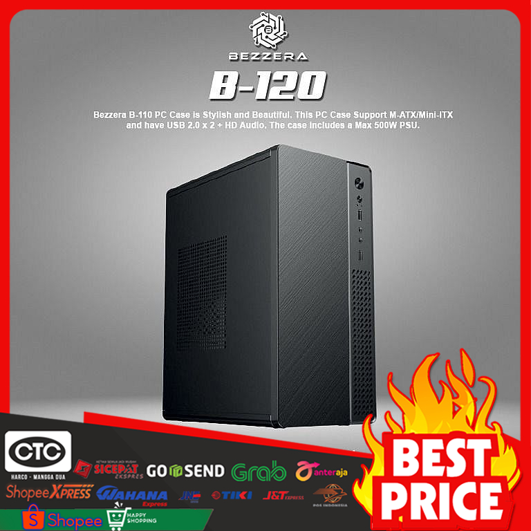 BEZZERA B120 + PSU 500W - PC CASE | M-ATX,Mini-ITX - CASING PC