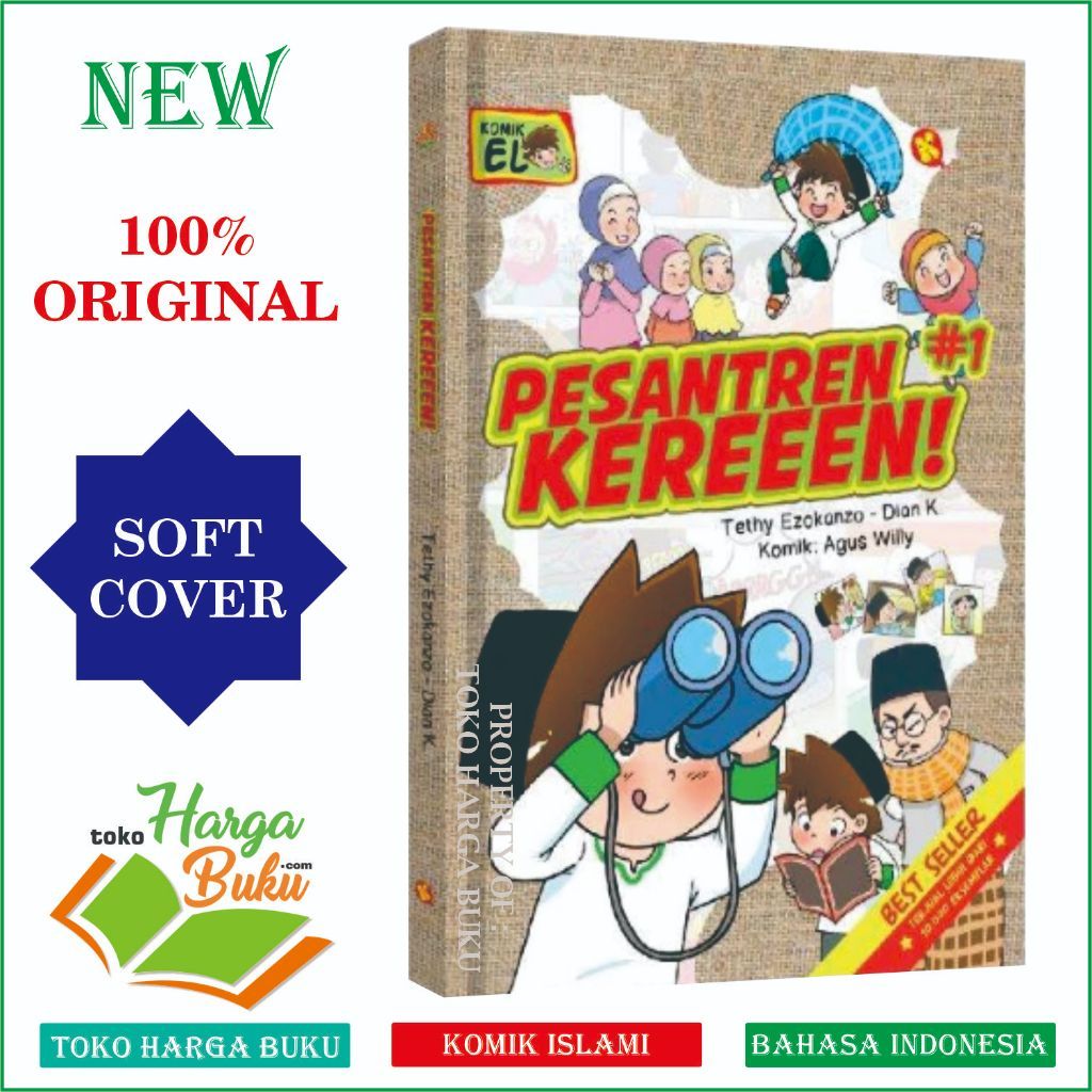 Foto Komik Pesantren Keren Jilid 1 ORIGINAL Buku Anak Islami Santri Pustaka Al-Kautsar Kids