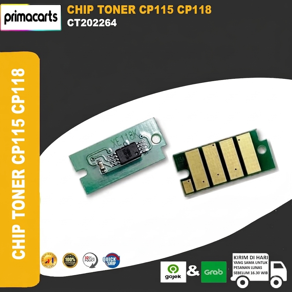 Chip Toner Xerox DocuPrint CP118 / CP115 / 225 / CM115 / 225 Color