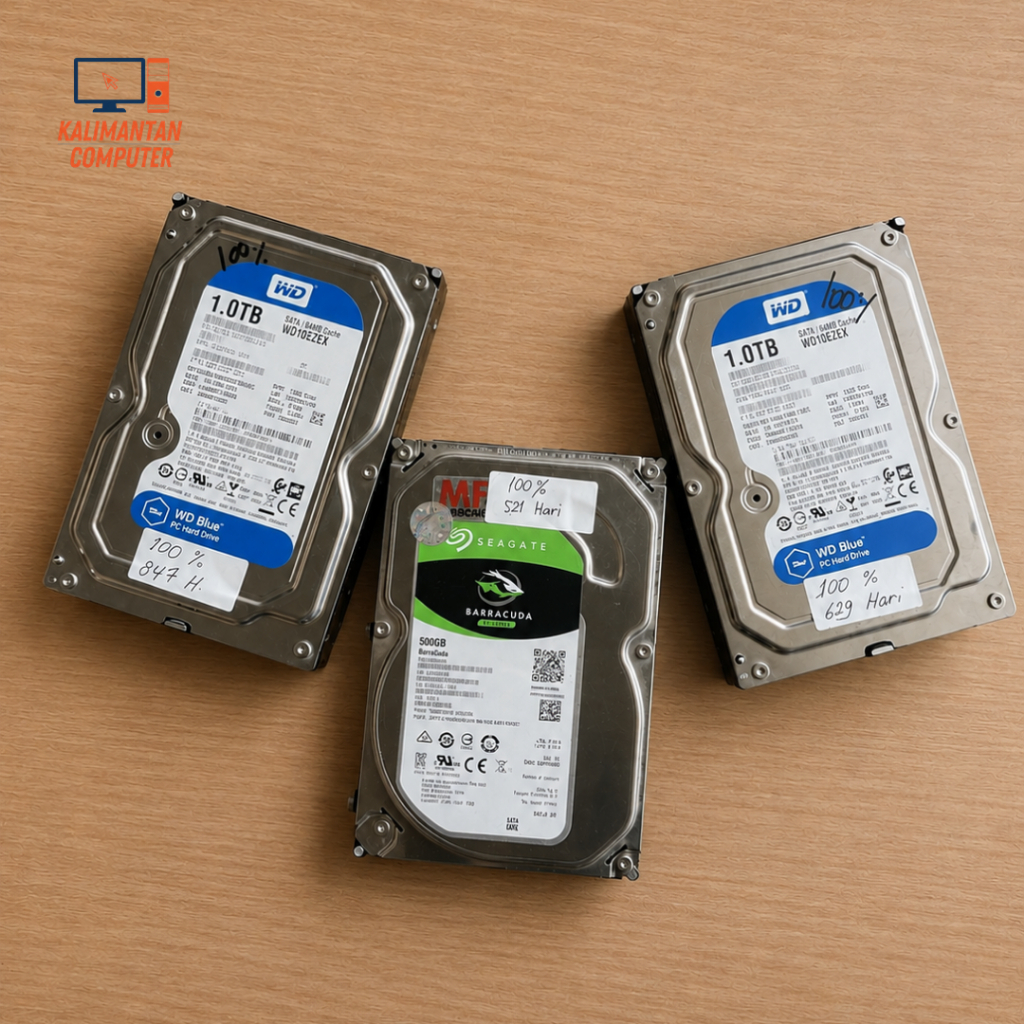 HDD Harddisk PC WD Blue 500GB New 7200 RPM / Seagate Barracuda 500GB SATA 3.5" SECOND 2ND