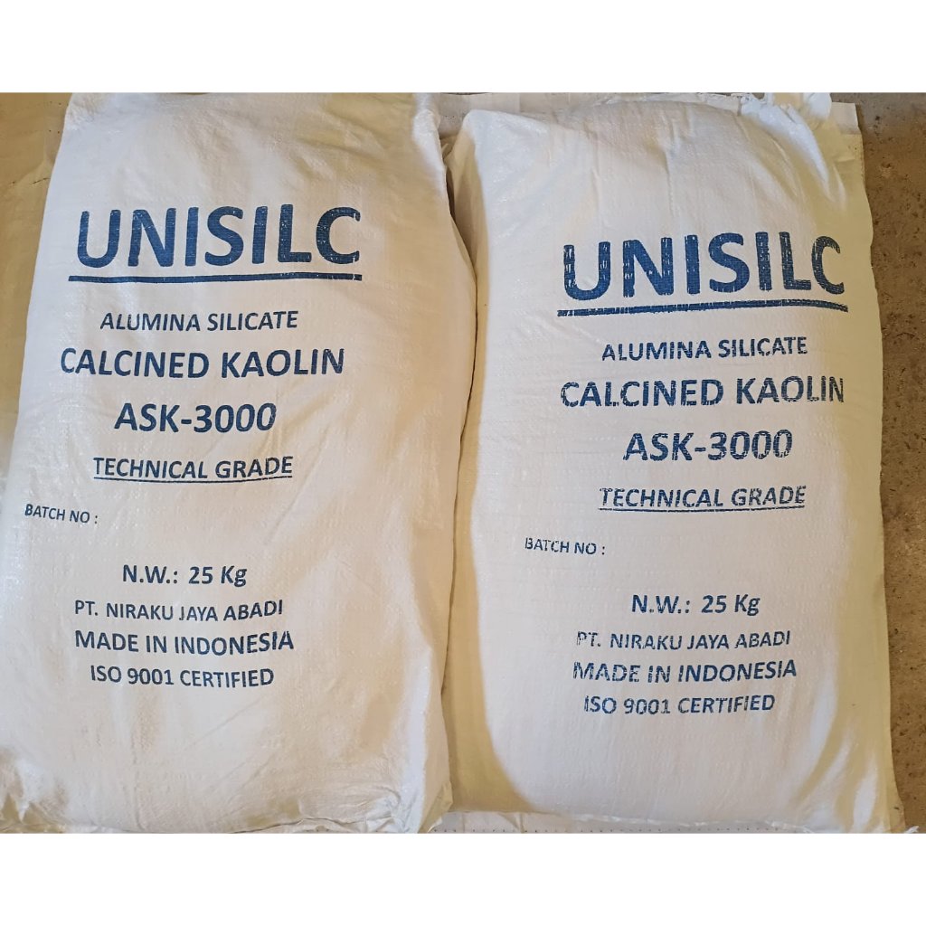 Calcined Kaolin Technical Grade Untuk Cat, Kertas, Keramik, dan Karet