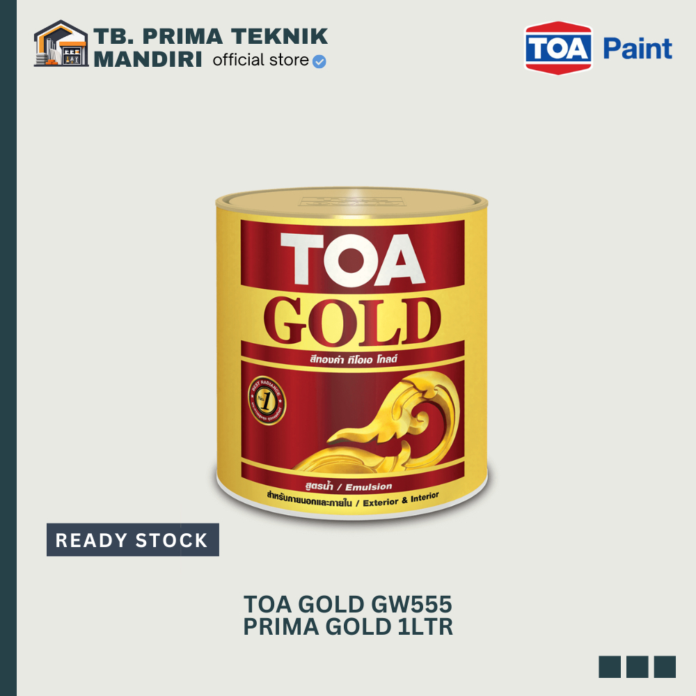 TOA GOLD CAT INTERIOR/EXTERIOR GW555 PRIMA GOLD 1 LITER