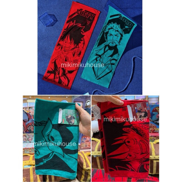 MINISO x ONE PIECE TOWEL CLASSIC RETROSPECTIVE ONEPIECE HANDUK LUFFY  ZORO LAW ACE ONEPIECE x MINISO