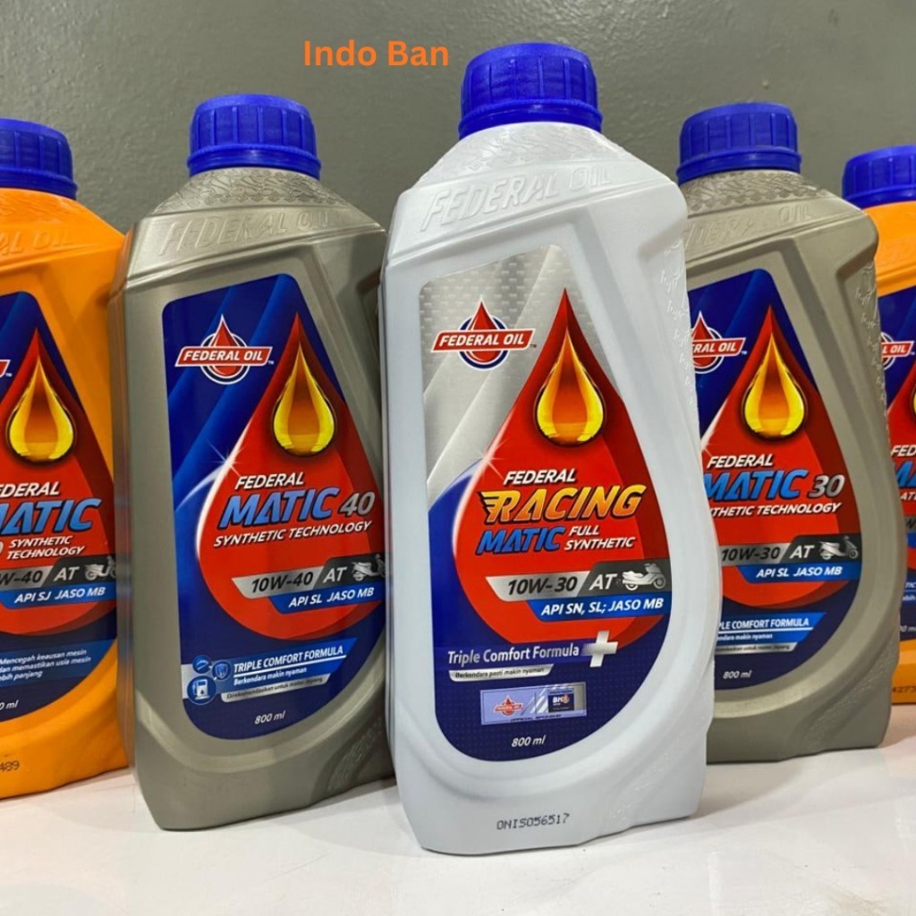 (ASLI 100%) OLI MOTOR FEDERAL MATIC 08Liter  / ORIGINAL FEDERAL OIL