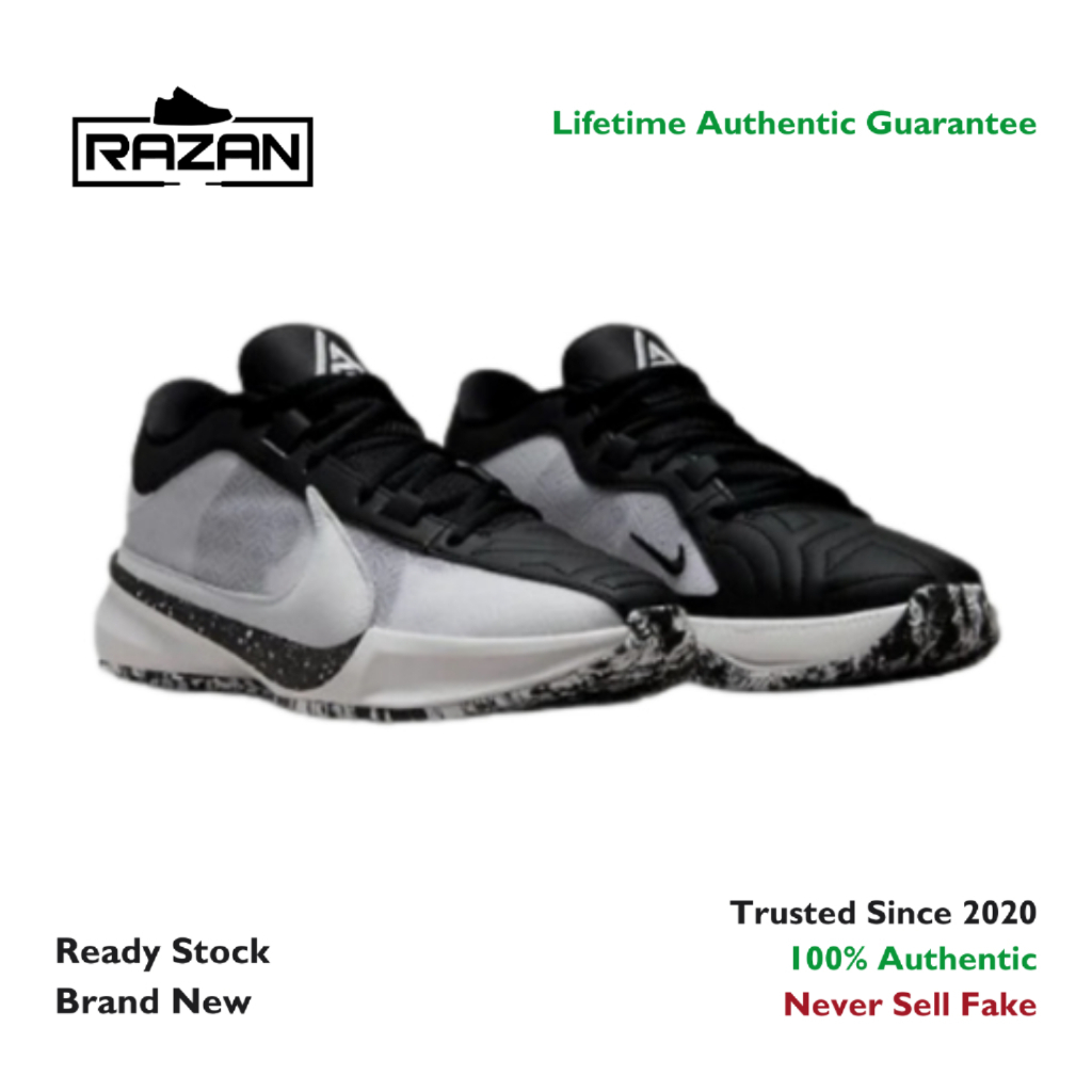 Nike Zoom Freak 5 EP Oreo 100% Authentic Original DX4996 101