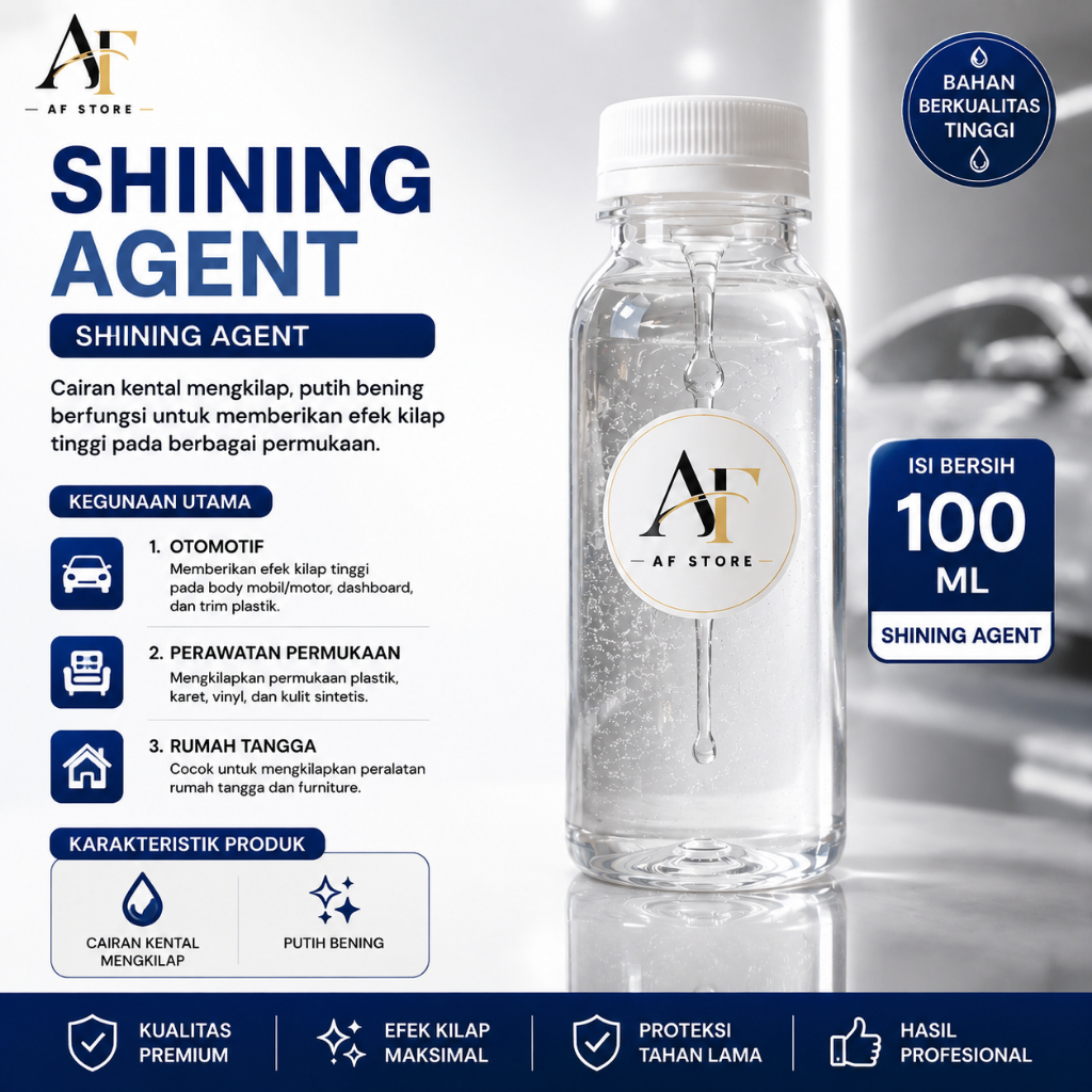 Shining Agent / Pengkilap Silicon & Semir ban 100ml