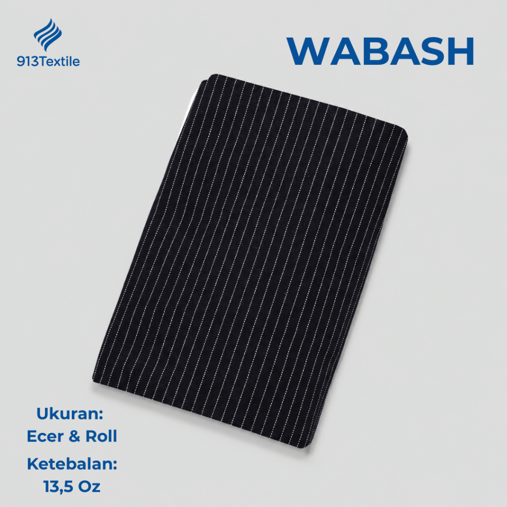 Bahan Kain Jeans Denim Wabash