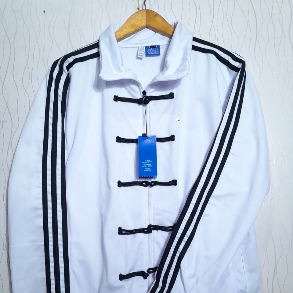 JAKET CNY CHEONGSAM PRIA WANITA PUTIH SIZE M-XXL