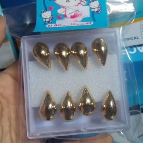 anting hijab 1 pasang rose gold
