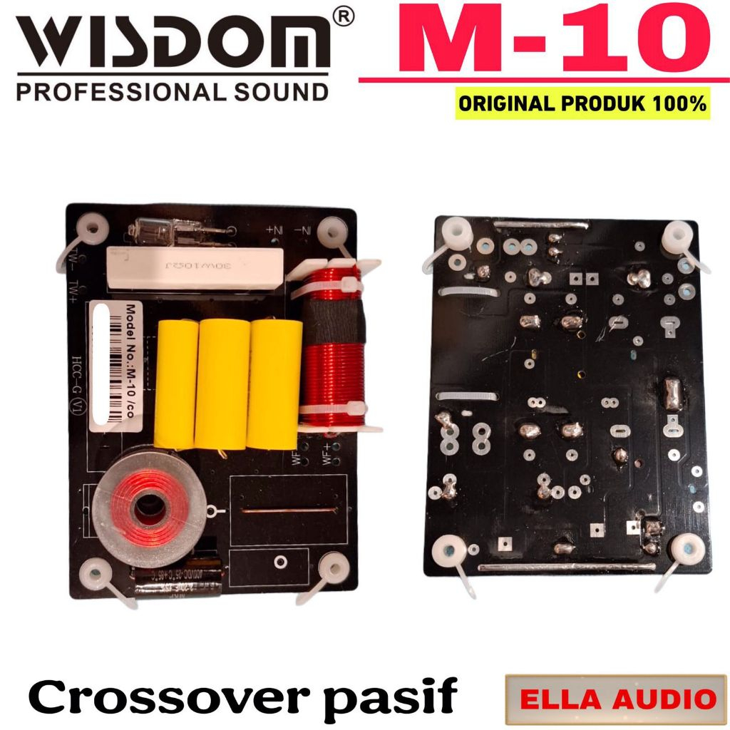 Crossover Pasif Wisdom M10 Crossover Speaker Line Array M-10