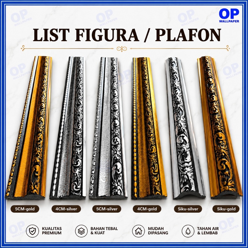 LIST FIGURA / LIST PLAFON / BINGKAI PS TERMURAH PANJANG 2METER