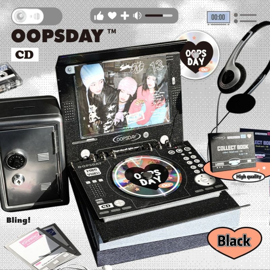 Album Kartu OOPSDAY 20 Halaman 4 Slot Koleksi Photocard Foto Polaroid KPOP Kartu Idor Photocard Bind