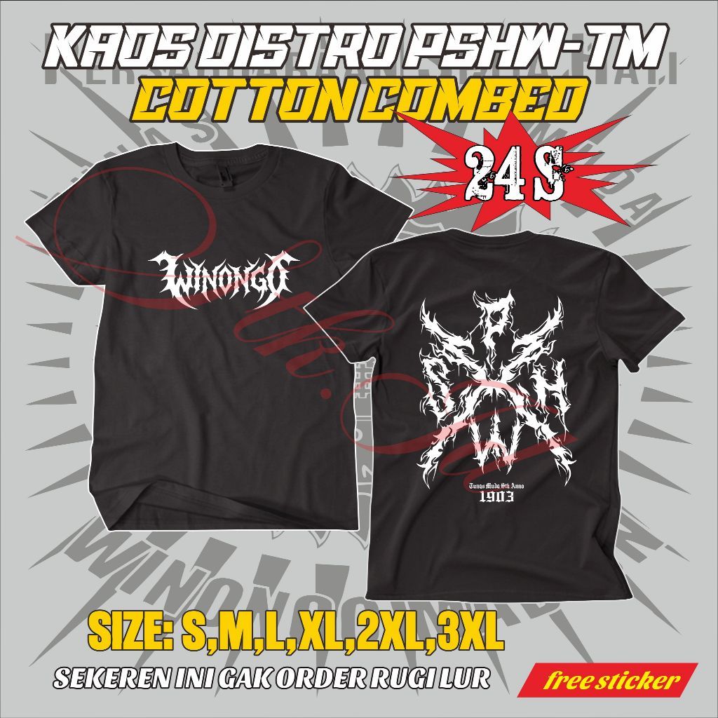 KAOS PSHW PSHW TM METAL GHOTIC WINONGO STK