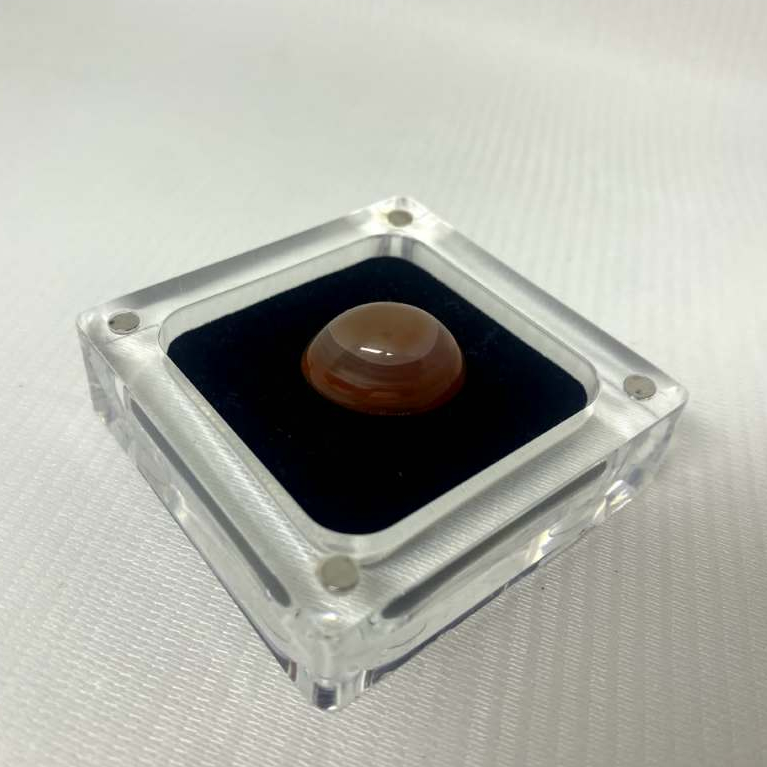 BATU AKIK CEMPAKA MERAH ORANGE KALIMANTAN SELATAN - NATURAL CARNELIAN CHALCEDONY