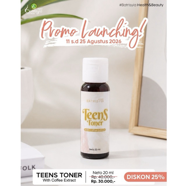 HAIZIL - BATRISYIA Teens Toner 30ml | New & Clearance