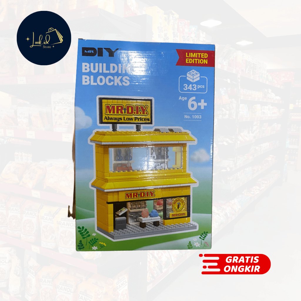 Mainan Anak Balok PWP Mr Diy Building Blocks Double