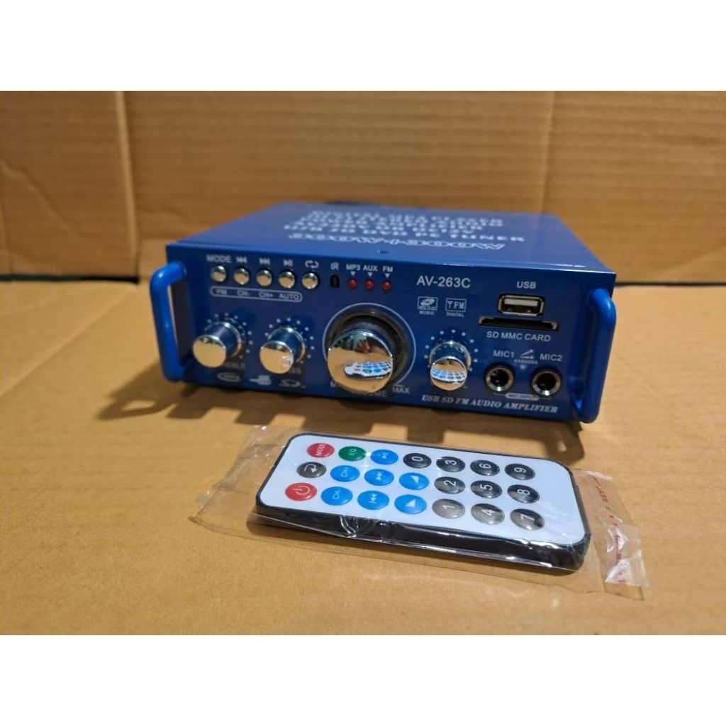 Mini Amplifier stereo With Fm Tuner/usb/sd card .