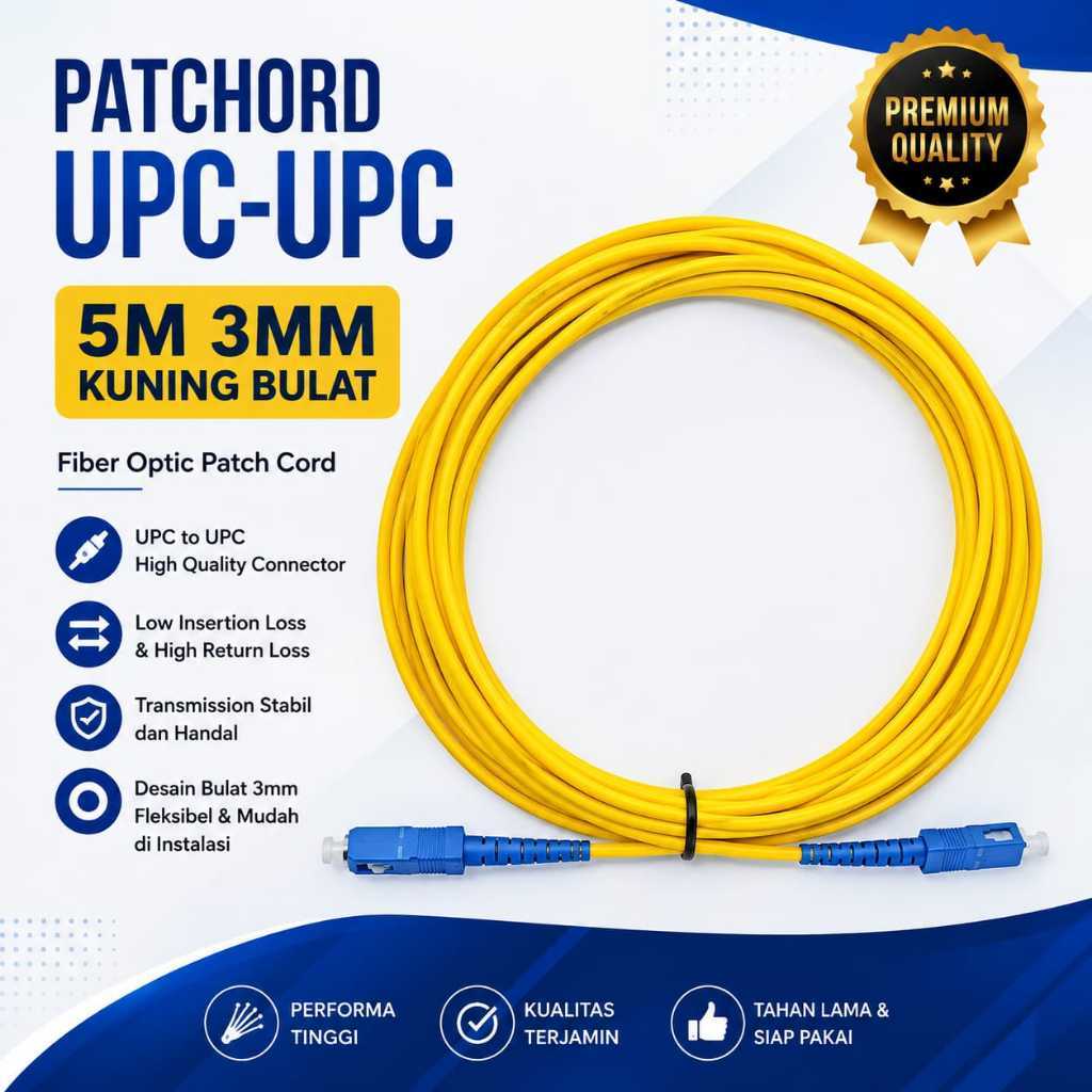 PATCHCORD 5 METER SC TO SC