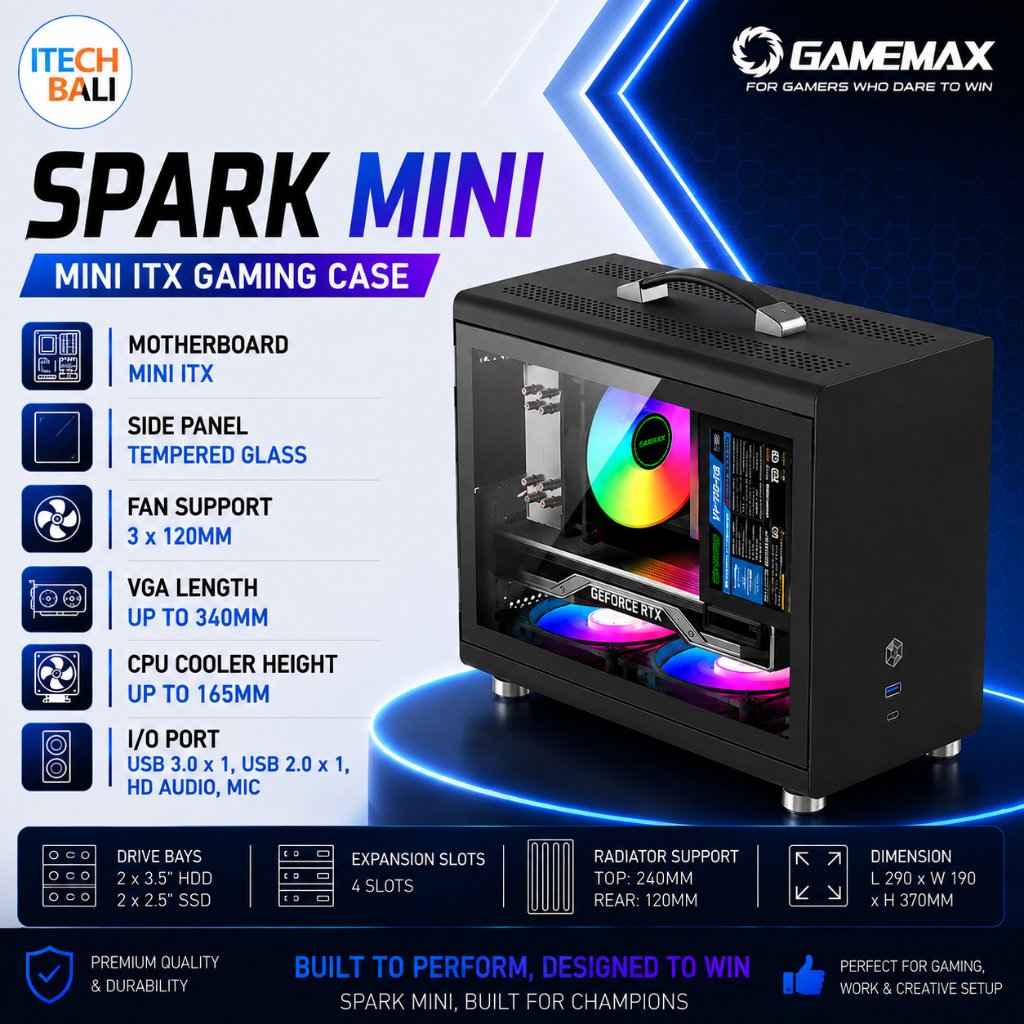 Casing Gamemax Spark Mini