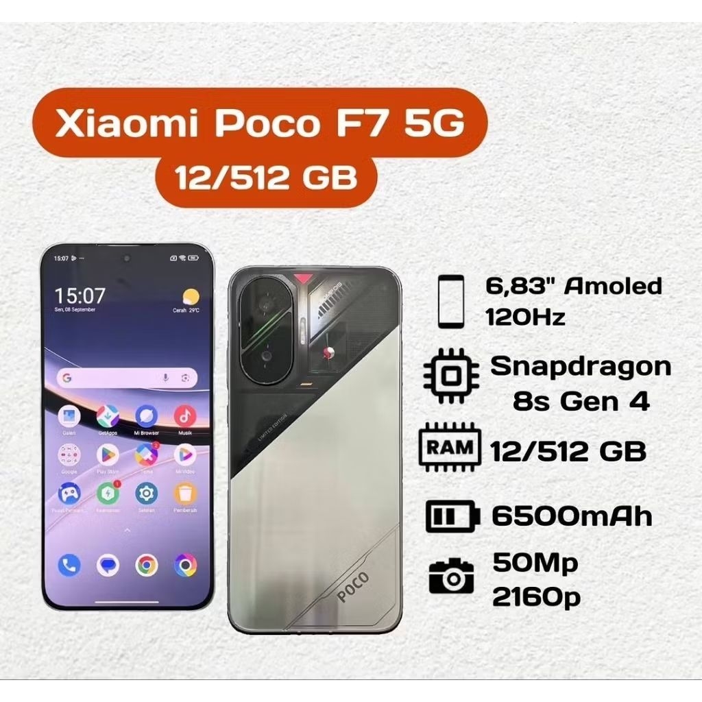 Xiaomi Poco F7 5G 12/512 GB Second