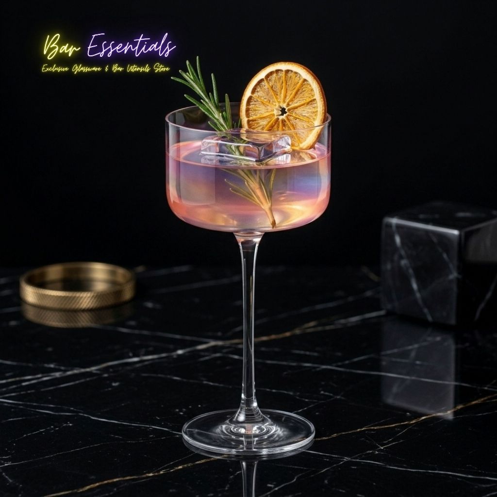 Artesian Square Fizz Coupe 160ml // Gelas Luxury, modern, & Estetik // kebutuhan Bar, Cafe, Restaura