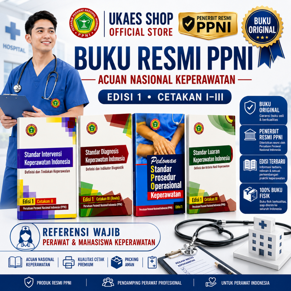 ORIGINAL PAKET Buku SDKI SIKI SLKI SPO Buku Asuhan Keperawatan Indonesia PPNI Edisi Terbaru Keluarga