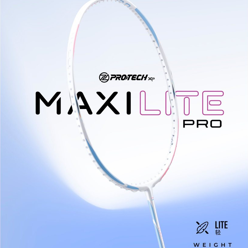 RAKET BADMINTON PROTECH MAXILITE PRO LITE SERIES (5UG1)(MAX 32LBS)(Lite Series) Badminton Racket