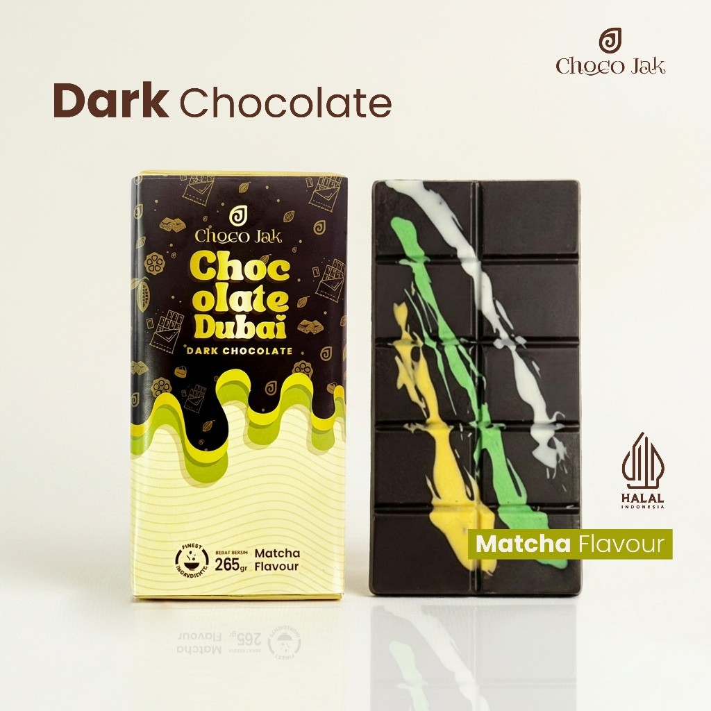 Coklat Dubai Viral Choco Jak | JUMBO [260gr] | Coklat Viral | Enak dan Lezat | Snack Cokelat Crunch
