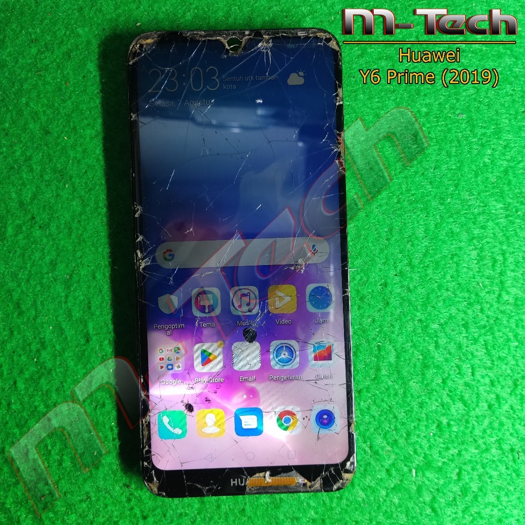 [135] LCD Plus Frame Huawei Y6 Prime (2019) Minus Original Copotan