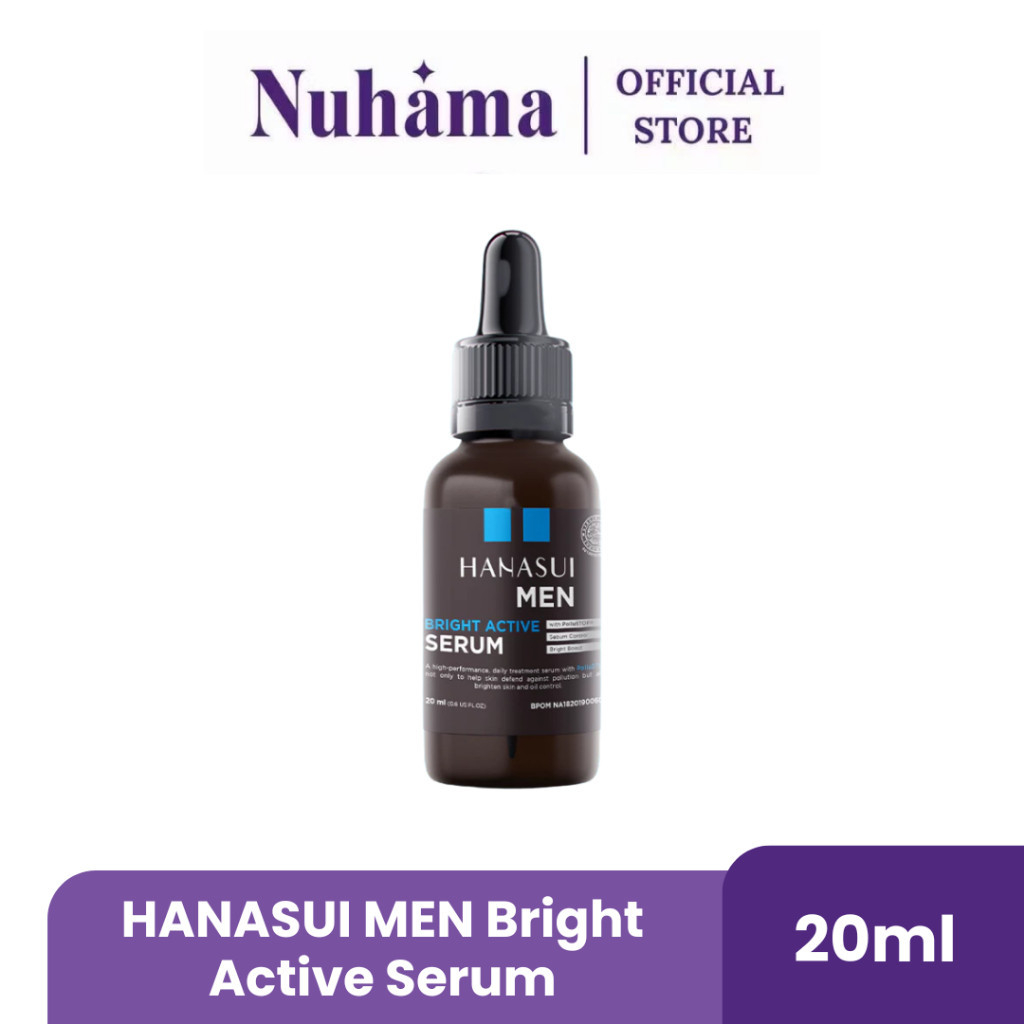 HANASUI Men Bright Active Serum - Serum Wajah Khusus Pria