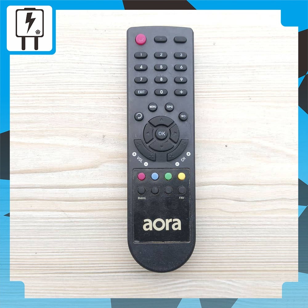 Remote BOX Dekoder Aora TV Centrin Original Controller TV STB Receiver Decoder Parabola