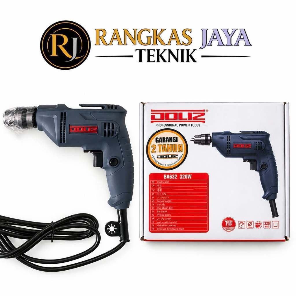 MESIN BOR TANGAN 10MM DOLIZ BA632 / BOR TANGAN 10 MM DOLIZ BA 632
