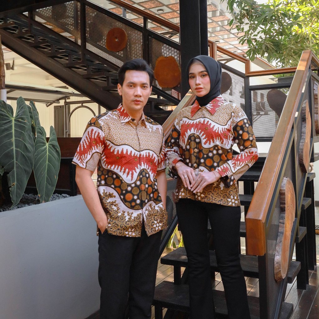 Benang Raja Couple Batik Sagara Puspa (SARIMBIT BATIK DAPAT DIBELI TERPISAH)