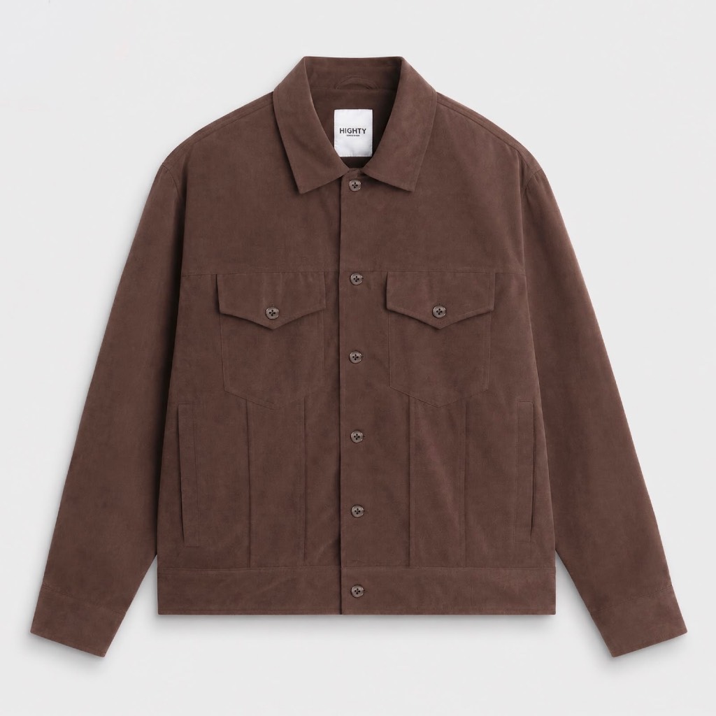 HIGHTY Vale Brown Bludru Jacket | Jaket Pria