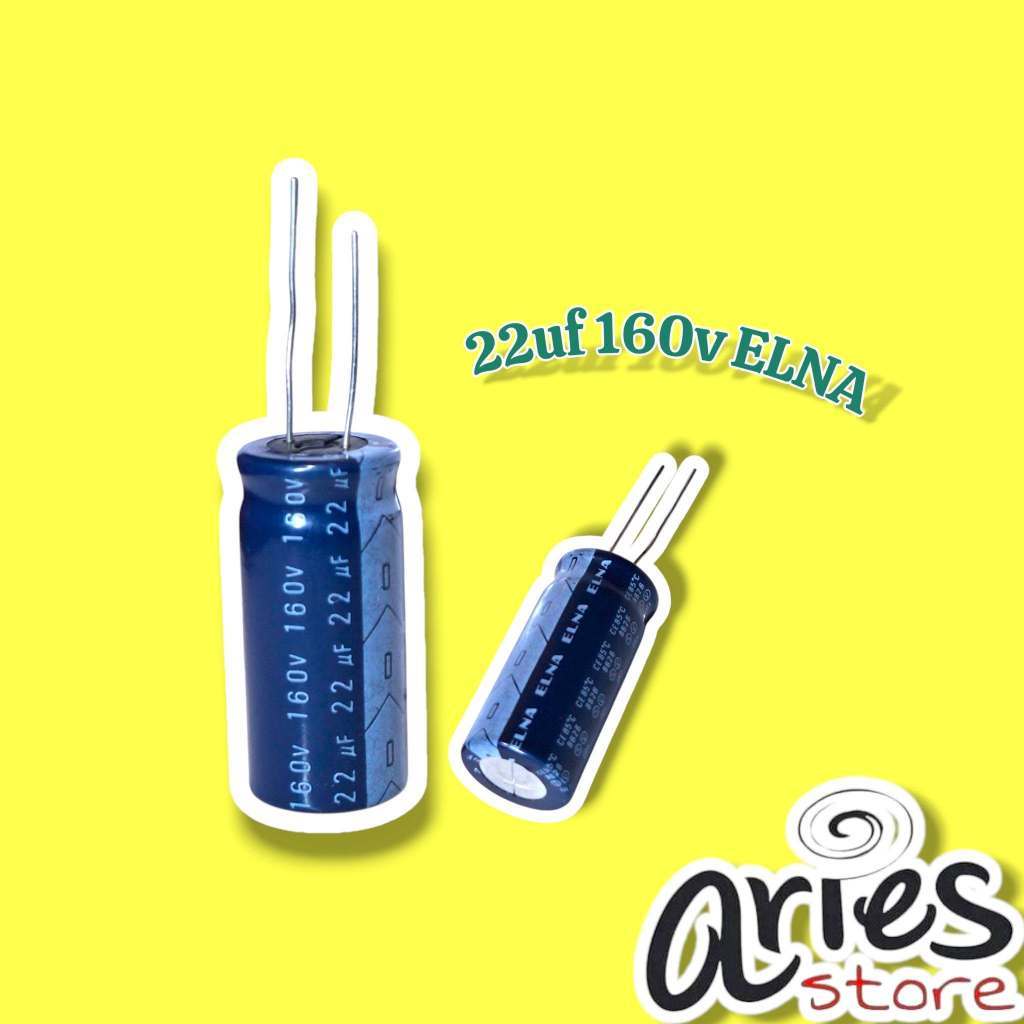ELCO 22UF 160V ELNA ORIGINAL