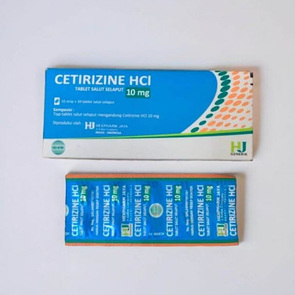 Cetirizine Hexpharm 10 mg 10 Tablet