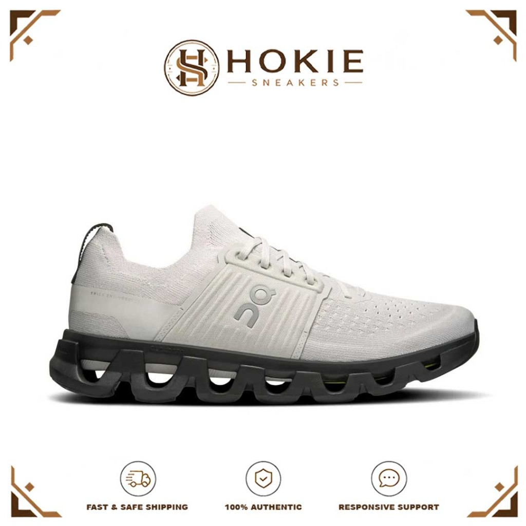 Hokie Sneakers - Sepatu On Cloudswift 4 Wolf Black Sneakers Authentic