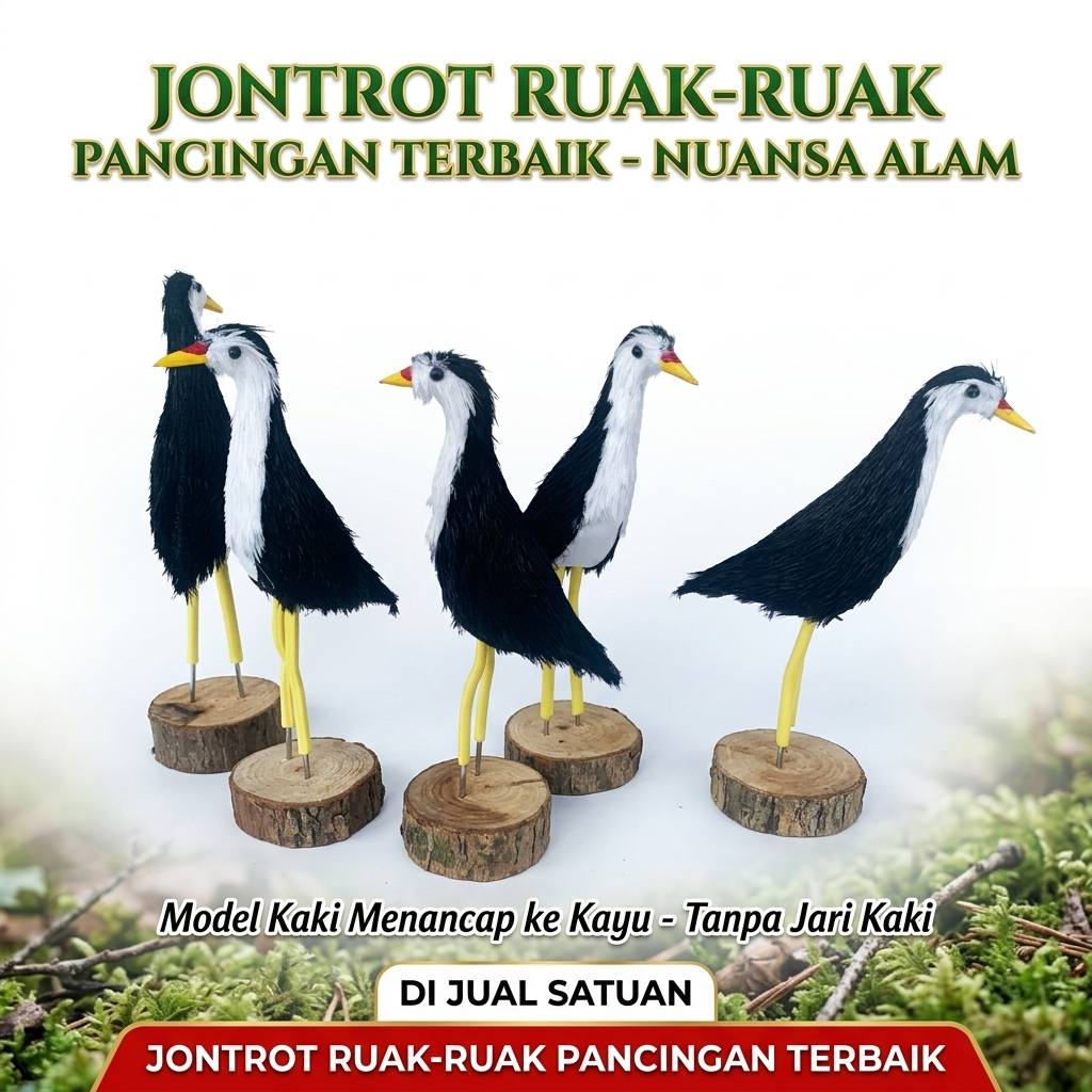 JONTROT RUAK RUAK BULU BONEKA KOREO WAKWAK DECOY PIKAT