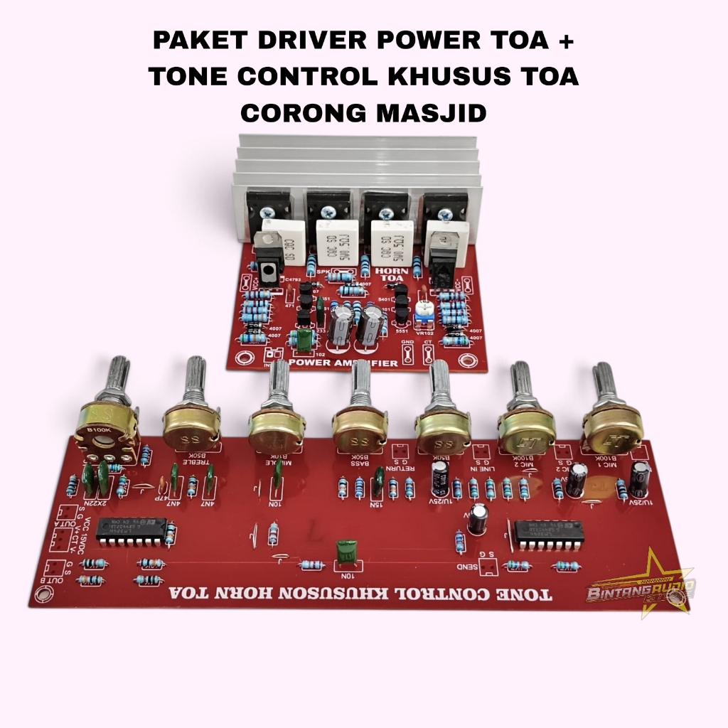 PAKET POWER HORN + TONE CONTROL HORN Accessories / Tone Control TOA