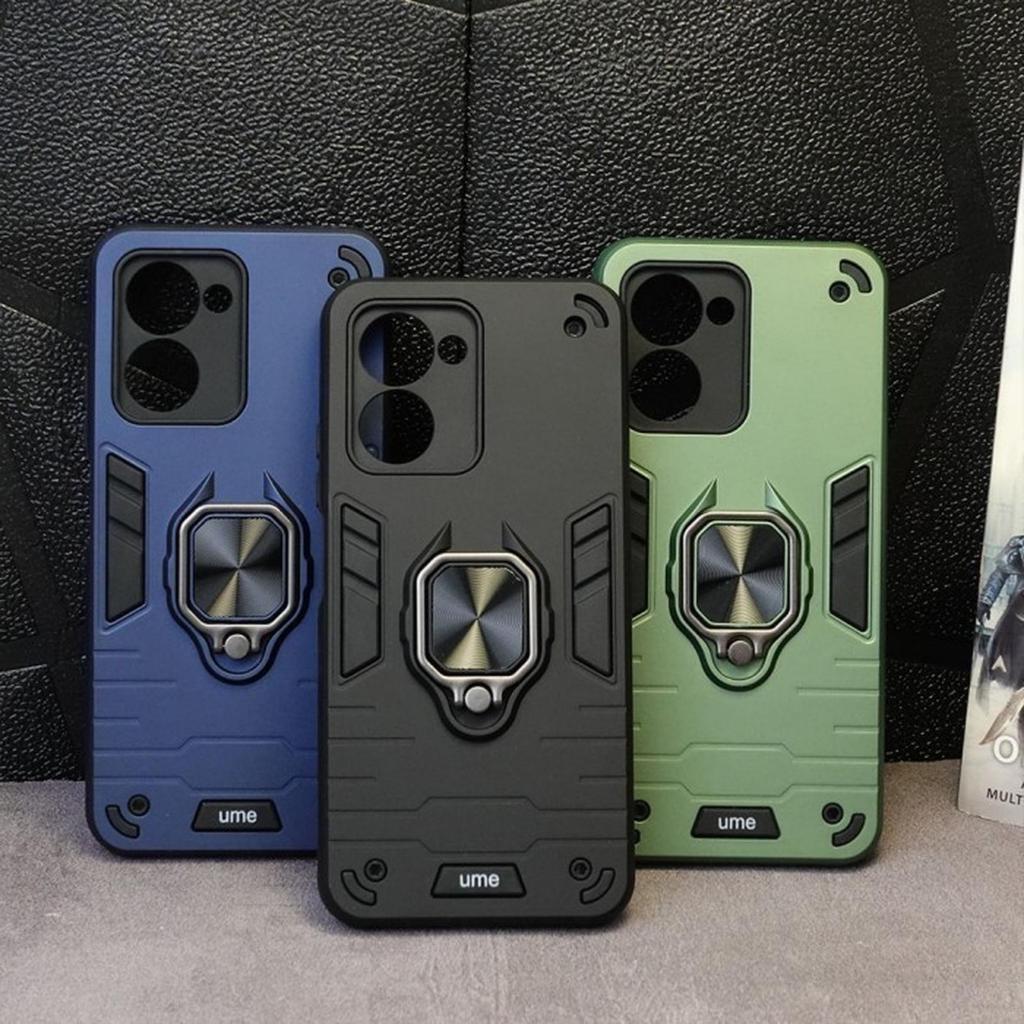 Case Untuk Samsung A52 Ume Casing Urban Robot 2in1 List Carbon Standing