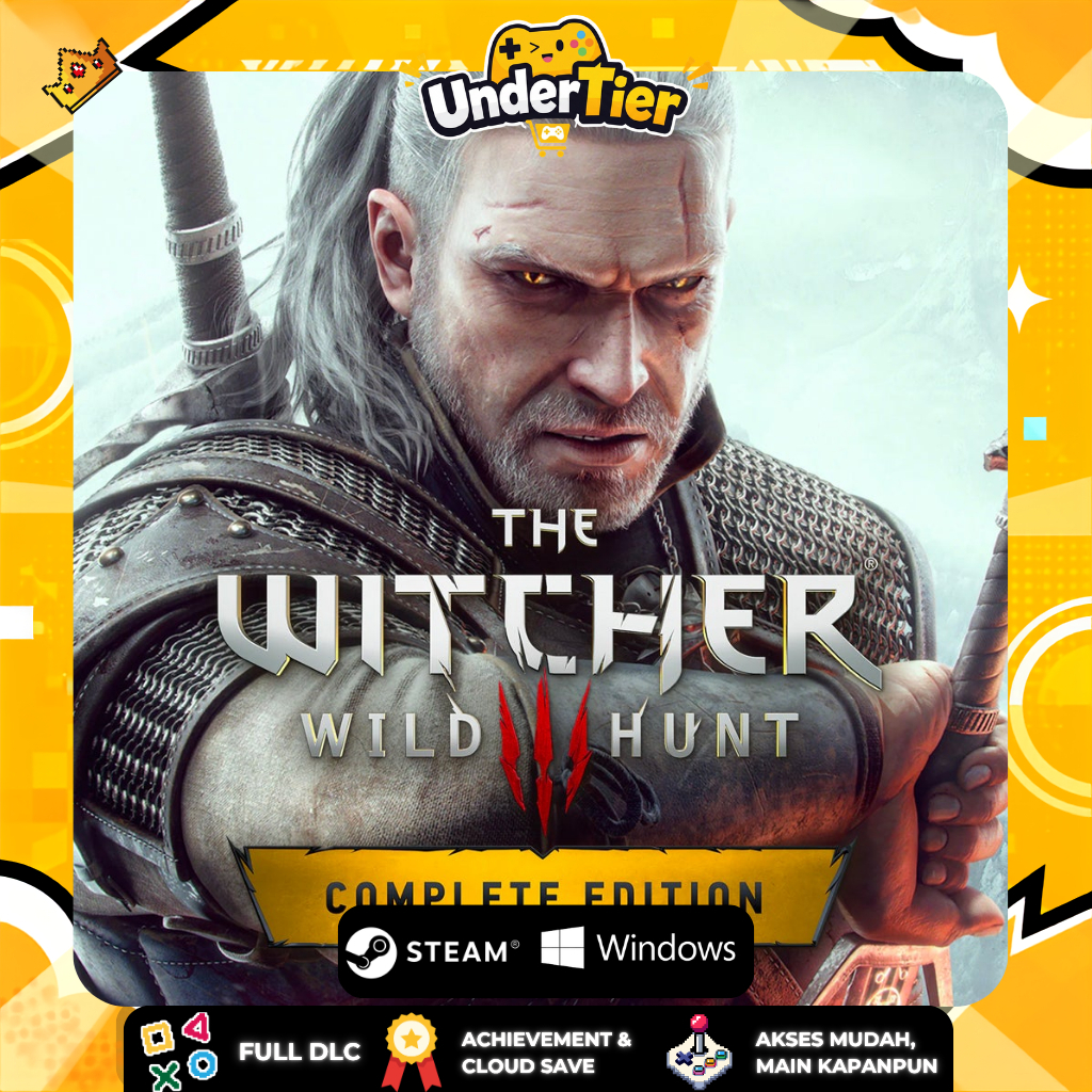[BONUS 1 GAME] The Witcher 3: Wild Hunt - Complete Edition | Steam Original | PC | Full DLC | Bebas 