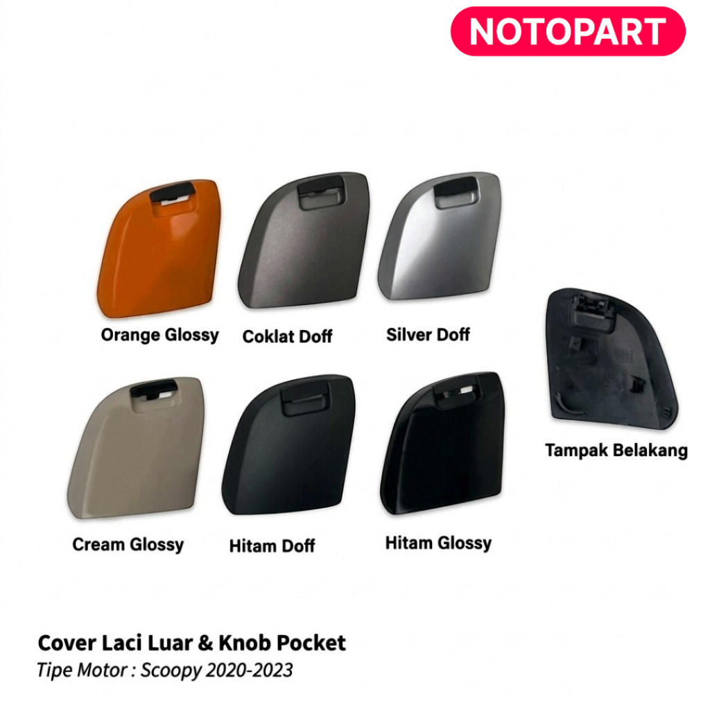 Cover Depan Laci Knob Honda Scoopy K2F 2020 2021 2022 2023