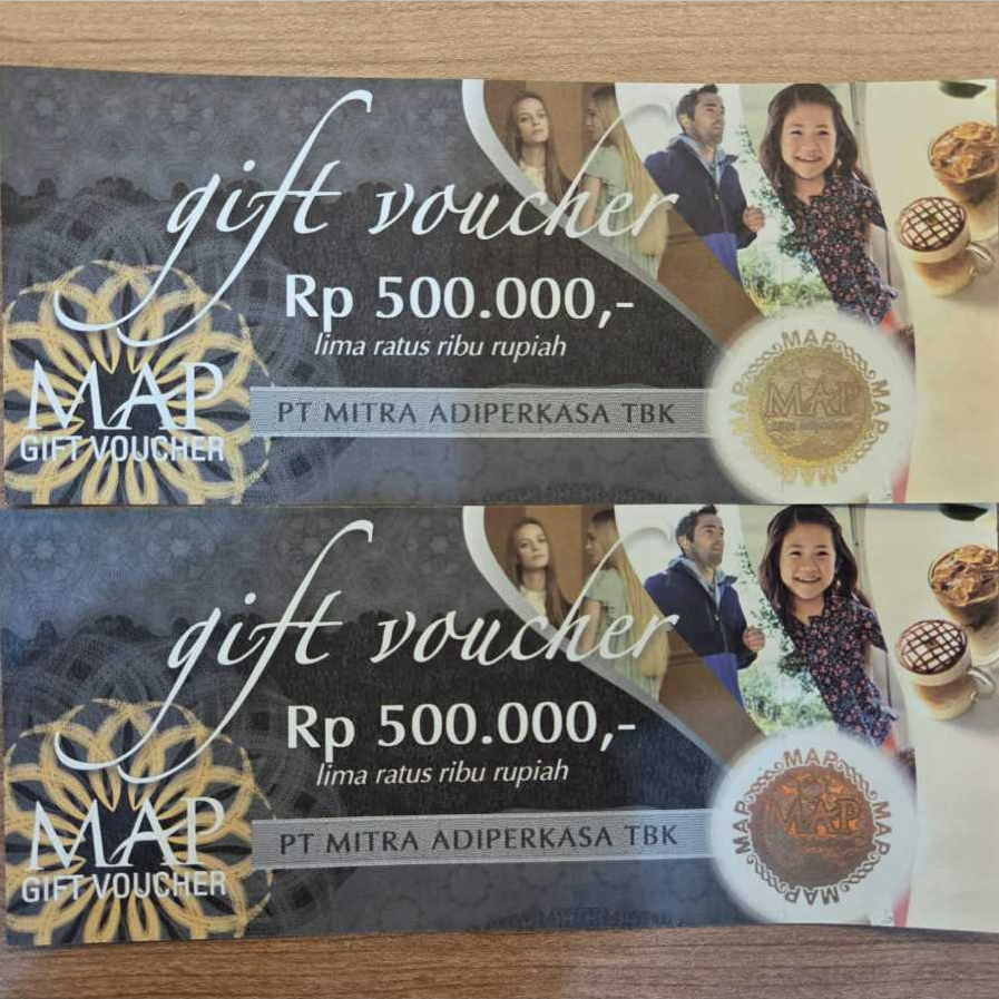 Voucher MAP nominal 500 ribu