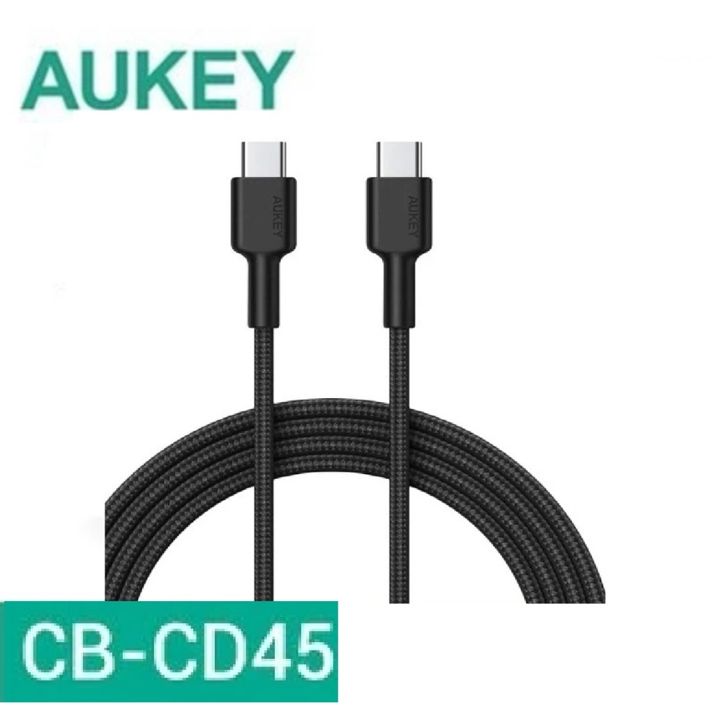 AUKEY Cable Braided Nylon Type C to Type C