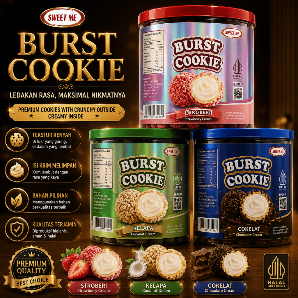 CHOCO CRISP | BURST COOKIE ISI 50PCS