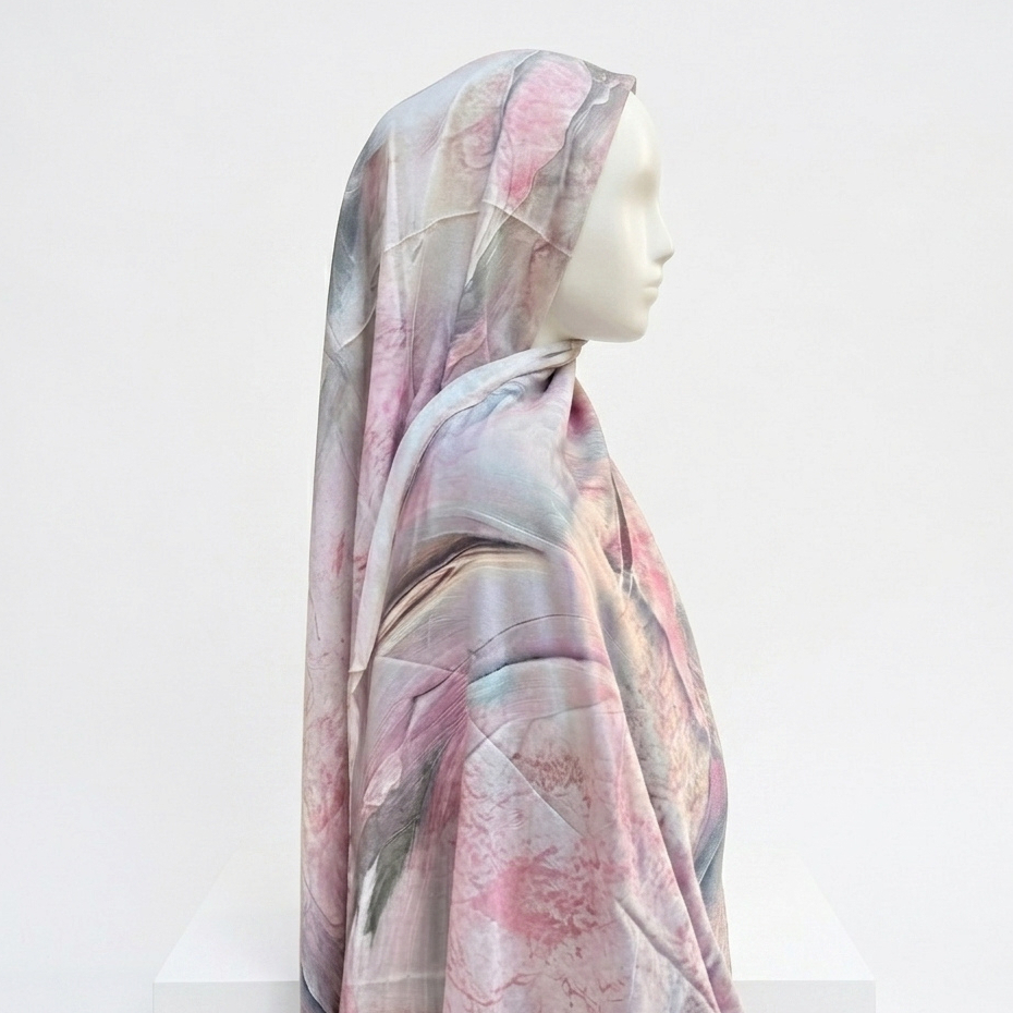 Hijab Pashmina Viscose Printed Marble / Pashmina Motif / Printed Pashmina