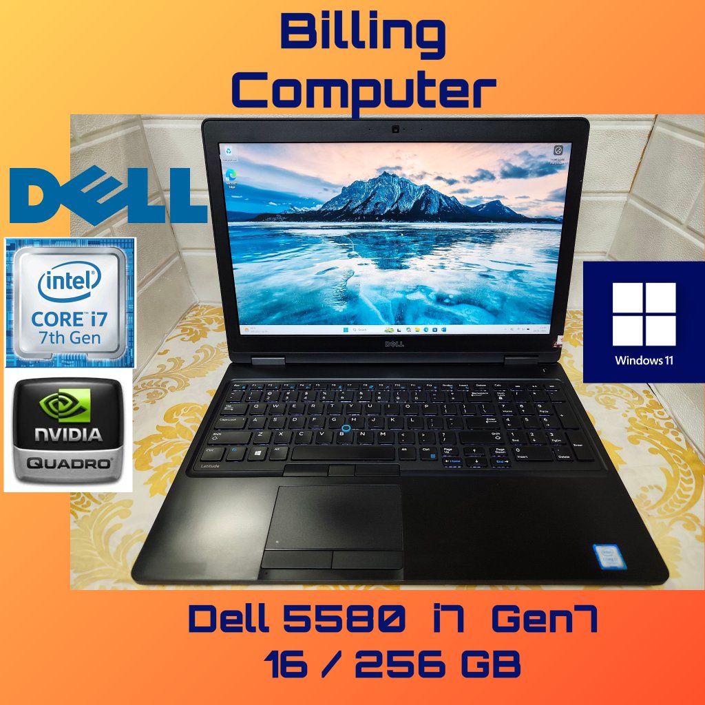 LAPTOP GAMING DELL 5580 CORE I7 NVIDIA 930MX RAM 16GB SSD 256