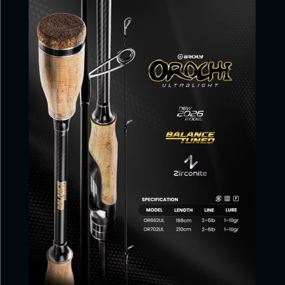 REEL ULTRA LIGHT IROLY OROCHI BALANCE TUNED NEW2026
